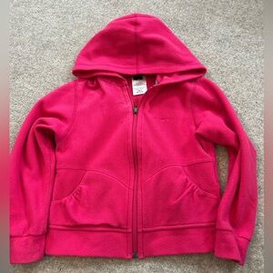 Patagonia girls fleece jacket, Size 5-6.